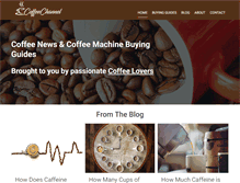 Tablet Screenshot of coffee-channel.com